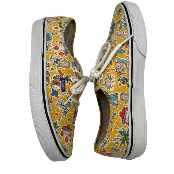 Vans Liberty Alice in Wonderland Sneakers Women's Size 7 - Picture 4 of 11